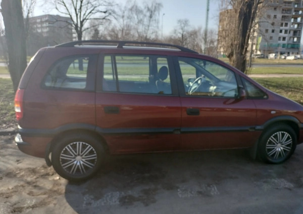 Opel Zafira cena 4200 przebieg: 517000, rok produkcji 2000 z Warszawa małe 79